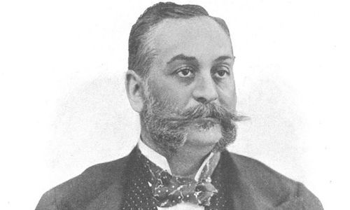 Leó Lánczy, Director-General of the Hungarian Commercial Bank during the First World War / Mór Erdélyi - Sport und Salon, 23.11.1901, from the collections of Austrian National Library